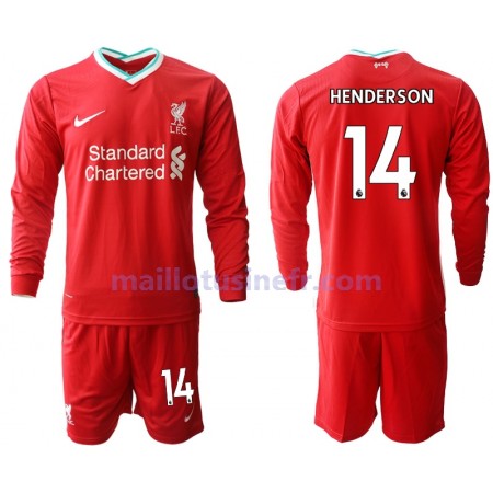Maillot de Foot Liverpool Henderson 14 Domicile Jordan 2020-21 Manches Longues - Enfant Maillot de Foot Liverpool Henderson 14 Domicile Jordan 2020-21 Manches Longues - Enfant